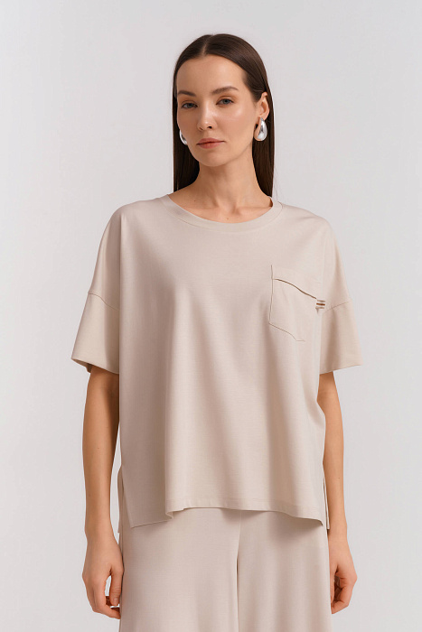 Футболка с карманом Бренд Diana Gallesi