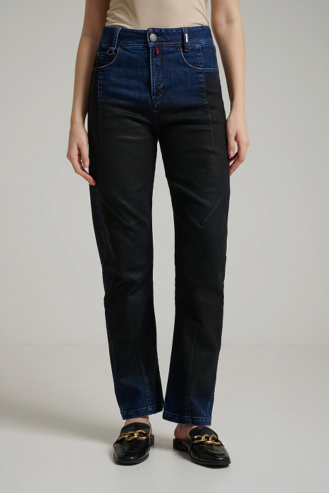 Джинсы с градиентом Бренд High