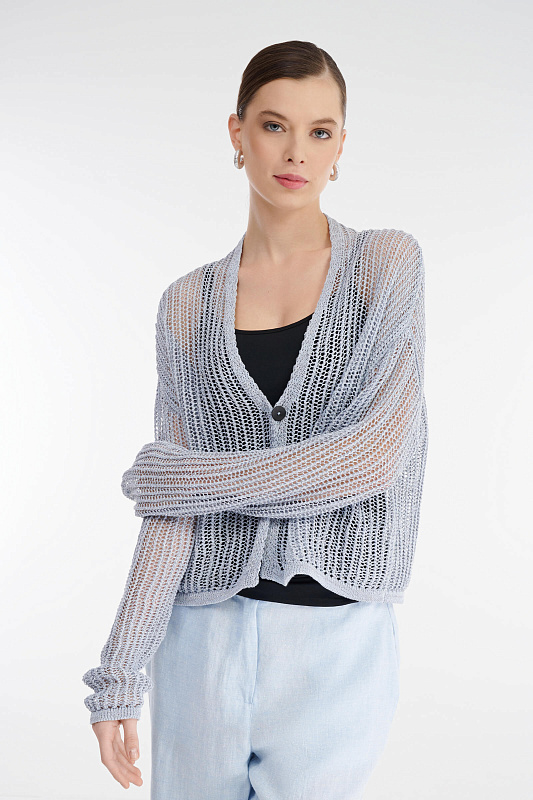 Тонкий вязаный кардиган Бренд Sarah Pacini