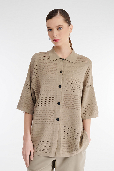 Кардиган с укороченным рукавом Бренд Sarah Pacini