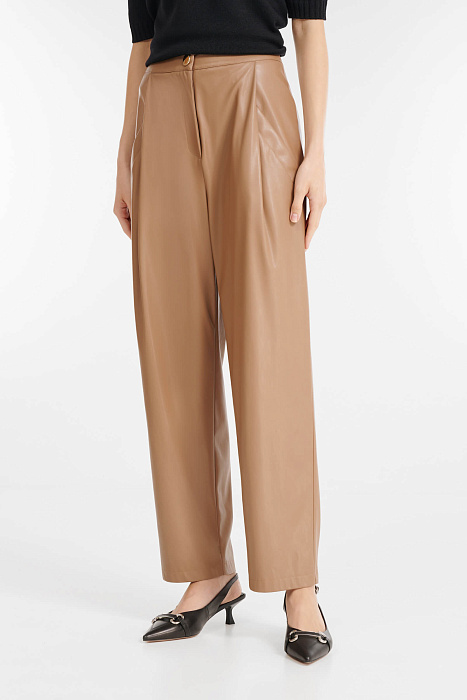 Кожаные брюки Бренд Daniela Drei