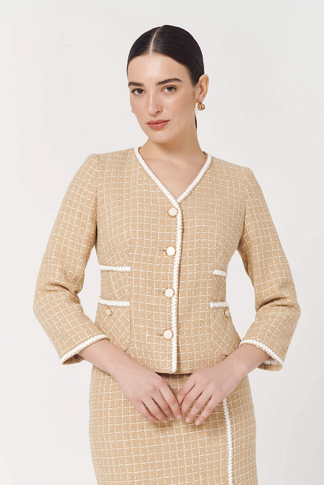 Жакет с люрексом Бренд Caterina Leman