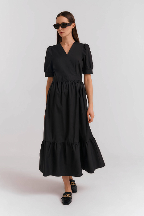 Платье макси с запахом Бренд Diana Gallesi