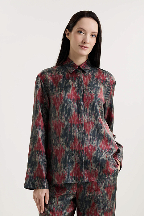 Рубашка из 100% шелка Бренд MM