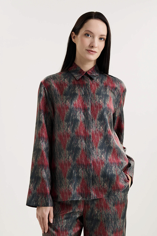 Рубашка из 100% шелка Бренд MM