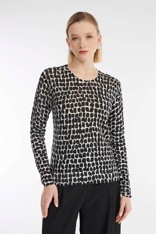 Джемпер с узором Бренд Diana Gallesi