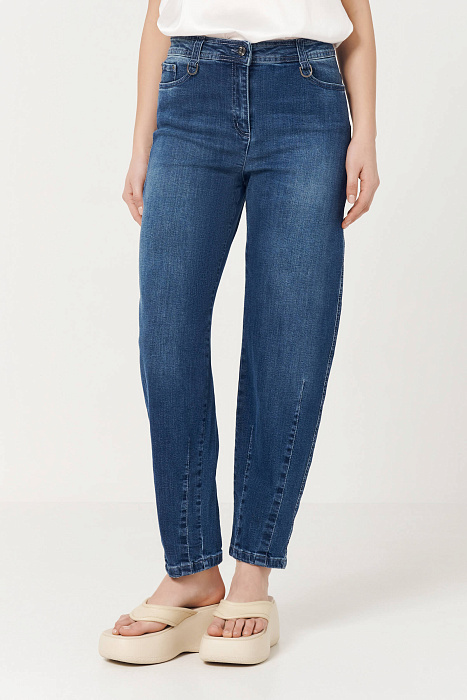 Зауженные джинсы на высокой посадке Бренд Caterina Leman