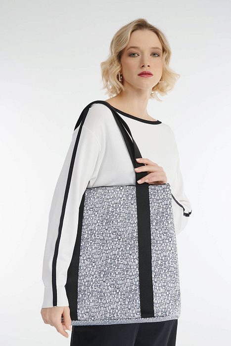 Сумка-шоппер с принтом Бренд Diana Gallesi