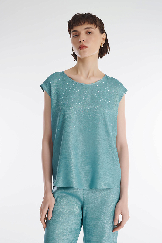 Топ со стразами Бренд Caterina Leman