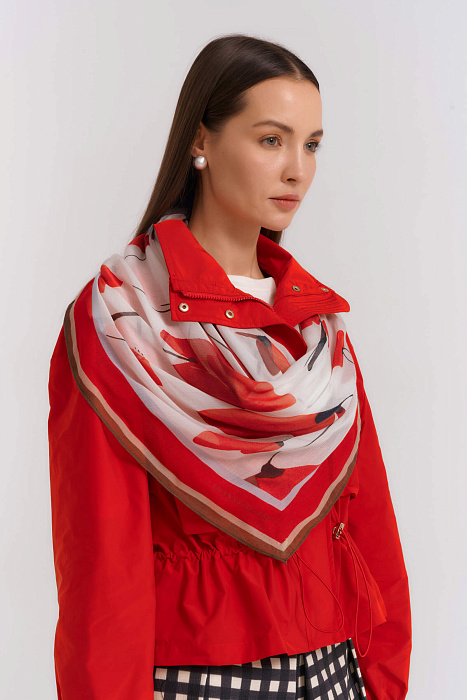 Палантин с цветочным принтом Бренд Diana Gallesi