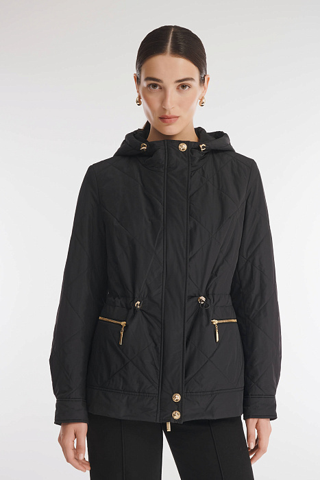 Стеганая куртка с кулиской на талии Бренд Caterina Leman