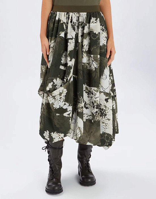 Юбка с цветочным принтом Бренд High