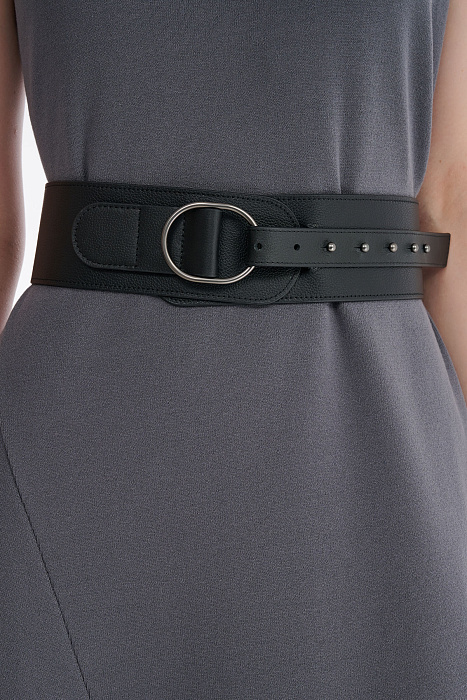 Широкий кожаный ремень Бренд Sarah Pacini