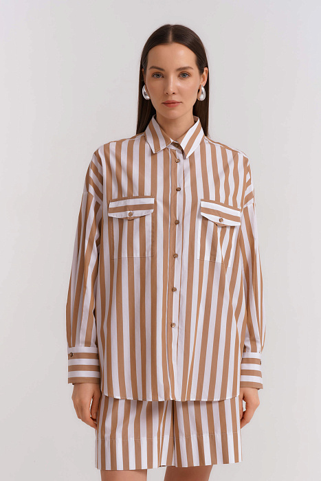 Рубашка в полоску Бренд Diana Gallesi