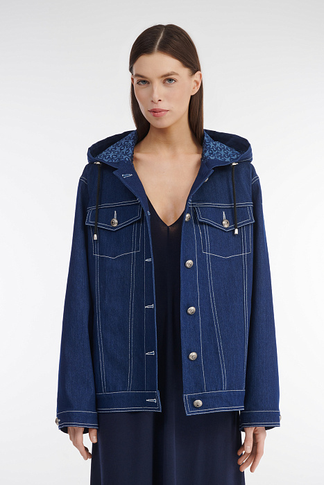 Джинсовая куртка на пуговицах Бренд Caterina Leman