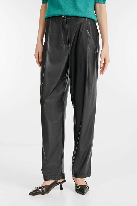 Кожаные брюки Бренд Daniela Drei