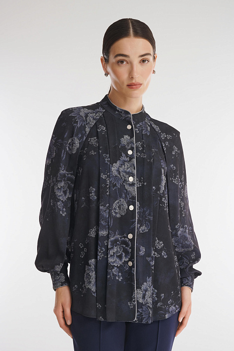 Рубашка с цветочным принтом Бренд Caterina Leman