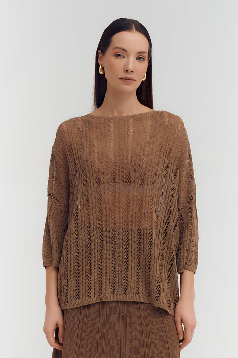 Джемпер свободного кроя Бренд Sarah Pacini