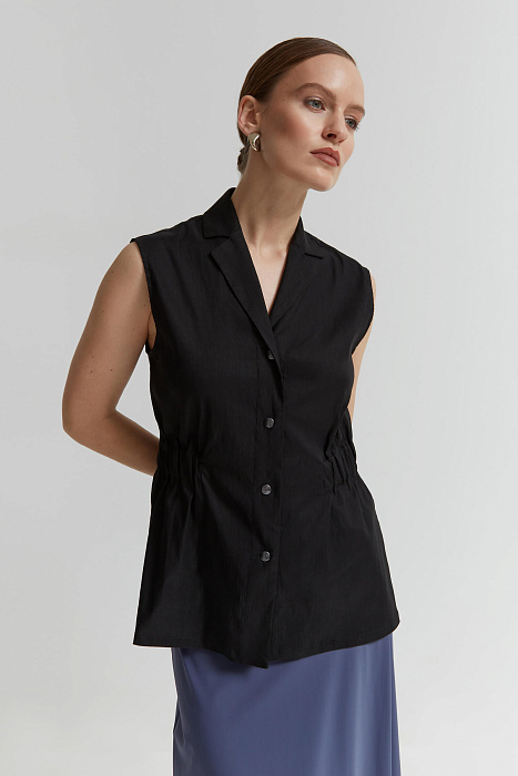 Жилет с английским воротником Бренд Sarah Pacini