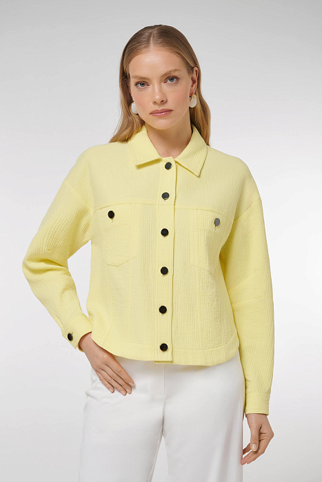 Укороченный жакет на пуговицах Бренд Caterina Leman