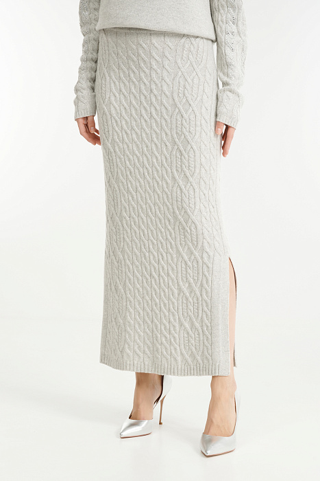 Вязаная юбка длиной мидакси Бренд Rocco Ragni