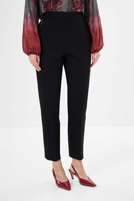 Зауженные брюки из смесовой вискозы Бренд Milva Mi
