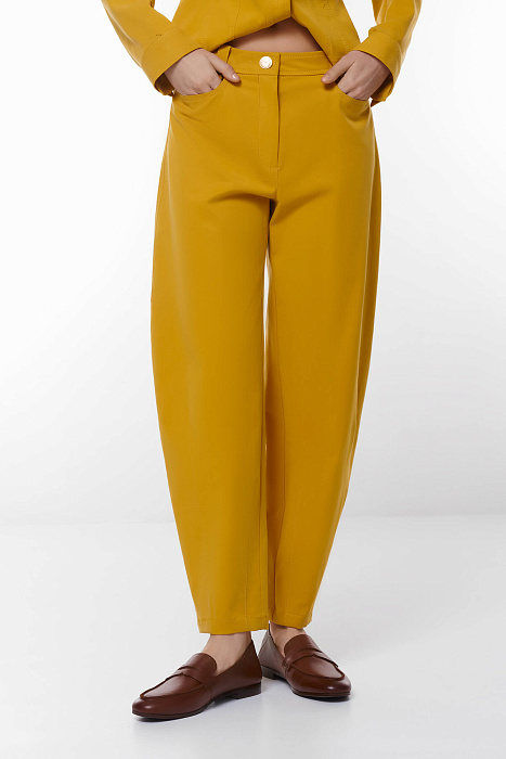 Укороченные брюки-багги Бренд Caterina Leman