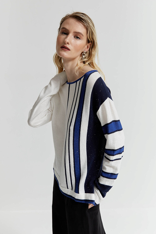 Джемпер с вырезом-лодочкой Бренд Diana Gallesi