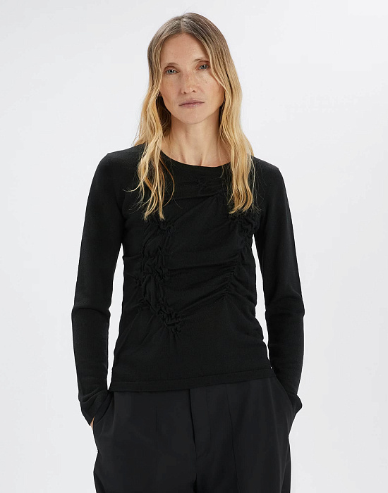 Джемпер со сборками Бренд High