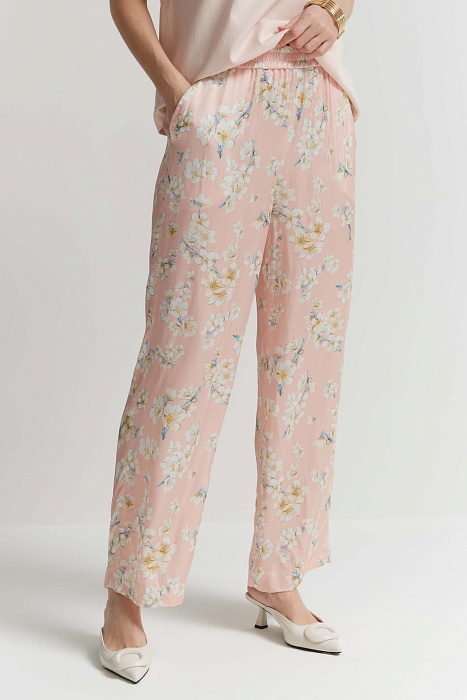 Прямые брюки на резинке Бренд Rocco Ragni