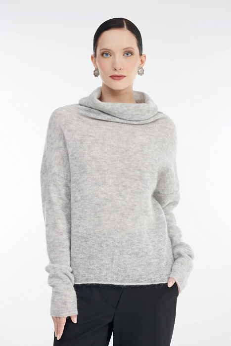 Свитер с воротником-хомутом Бренд Sarah Pacini