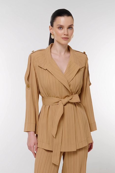 Жакет из фактурного материала Бренд Caterina Leman