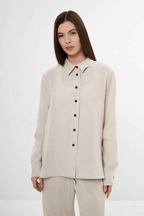 Льняная рубашка Бренд Sarah Pacini