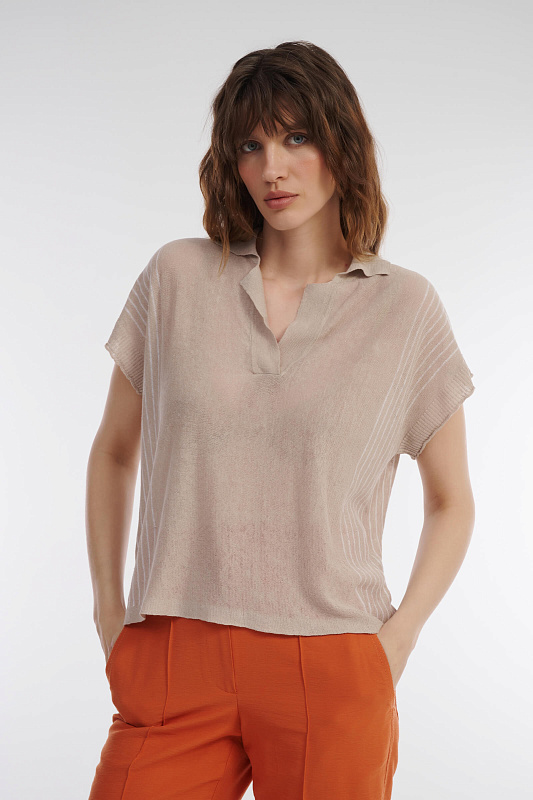 Легкий льняной джемпер Бренд Caterina Leman