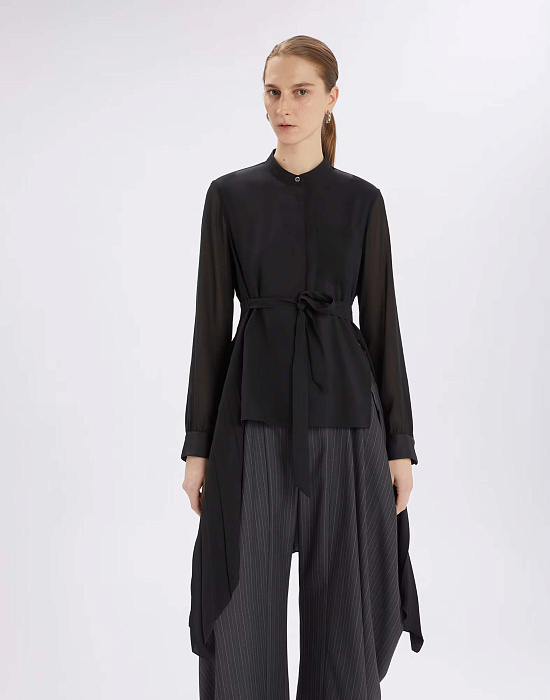 Туника асимметричная с плиссировкой Бренд High