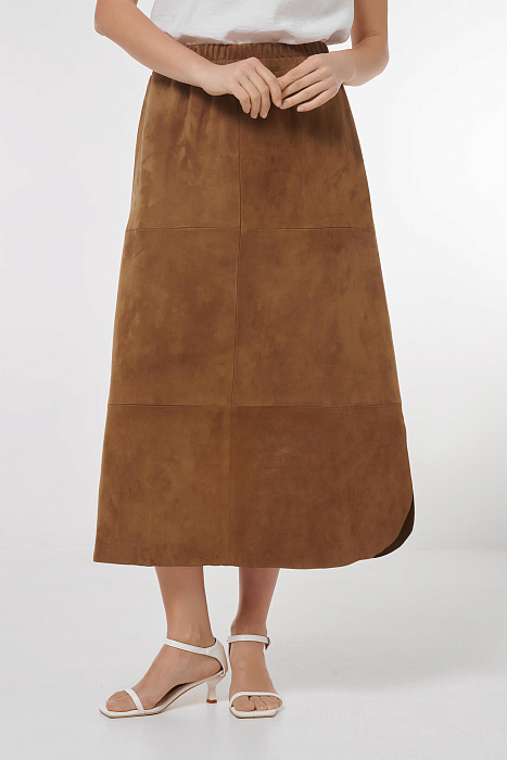 Юбка из натуральной кожи Бренд Caterina Leman