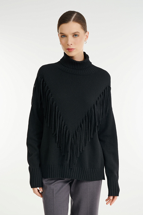 Свитер с бахромой Бренд Rocco Ragni