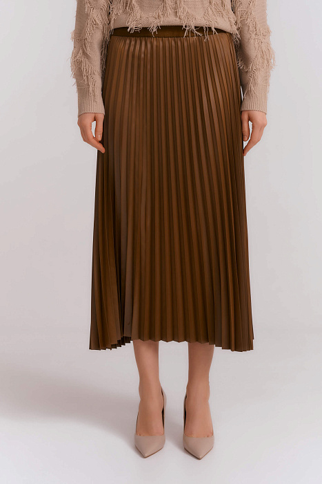 Плиссированная юбка миди Бренд Diana Gallesi