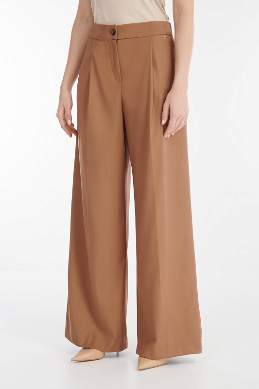 Широкие брюки со стрелками Бренд Diana Gallesi