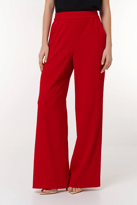 Широкие брюки на резинке Бренд Caterina Leman