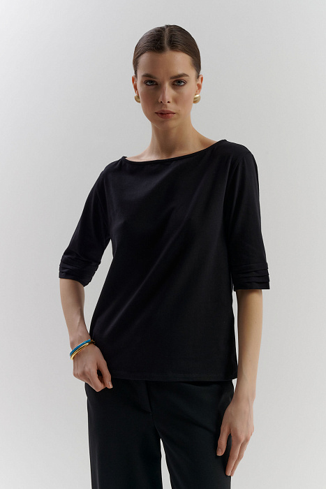 Футболка с удлиненным рукавом Бренд Sarah Pacini