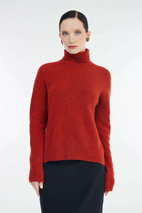 Свитер с воротником с отворотом Бренд Sarah Pacini