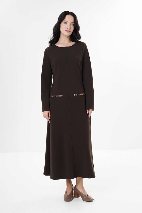 Платье из смесовой вискозы Бренд Milva Mi