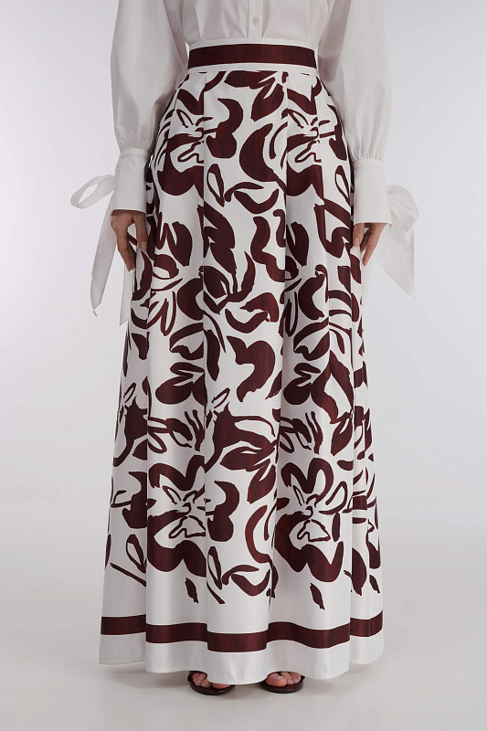 Расклешенная длинная юбка Бренд Milva Mi