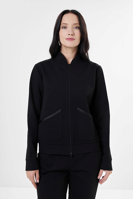 Толстовка из смесовой вискозы с пайетками Бренд Milva Mi