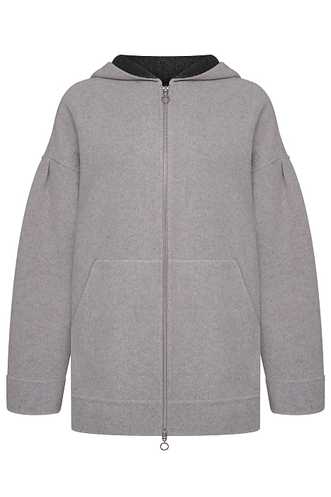 Толстовка из смесовой шерсти Бренд MM