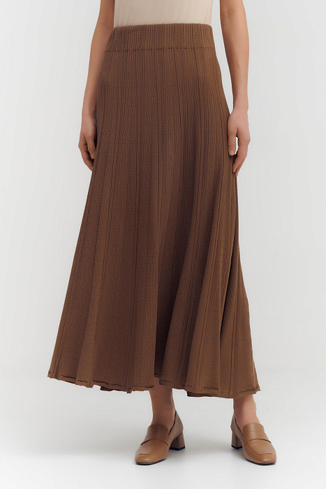 Трикотажная юбка макси Бренд Sarah Pacini