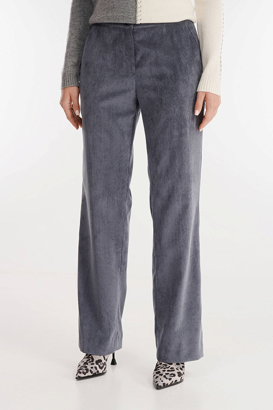 Вельветовые брюки со стрелками Бренд Diana Gallesi