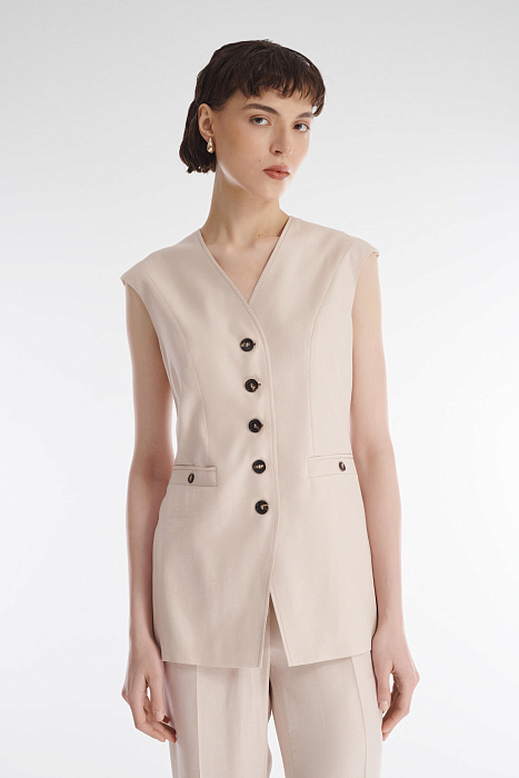 Жилет с V-образным вырезом Бренд Caterina Leman