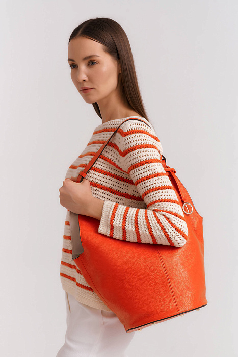 Кожаная сумка на плечо Бренд Diana Gallesi